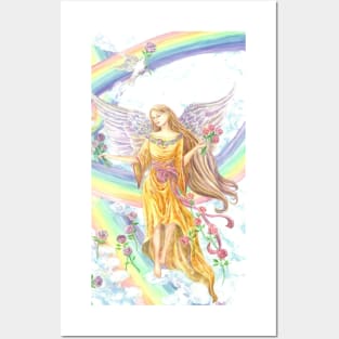 Angel of the Rainbows Posters and Art